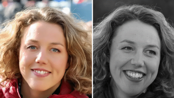 Laura Dahlmeier bei einem Biathlon-Weltcup-Rennen