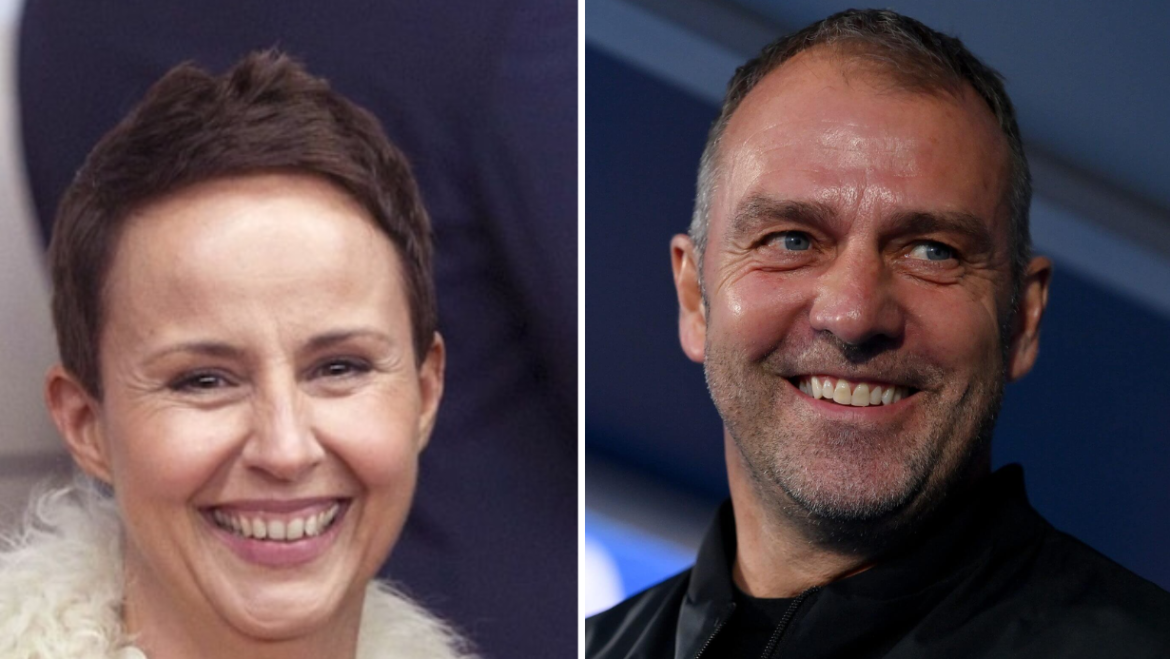 Hansi Flick Partnerin und Familie im Hintergrund des Trainerlebens