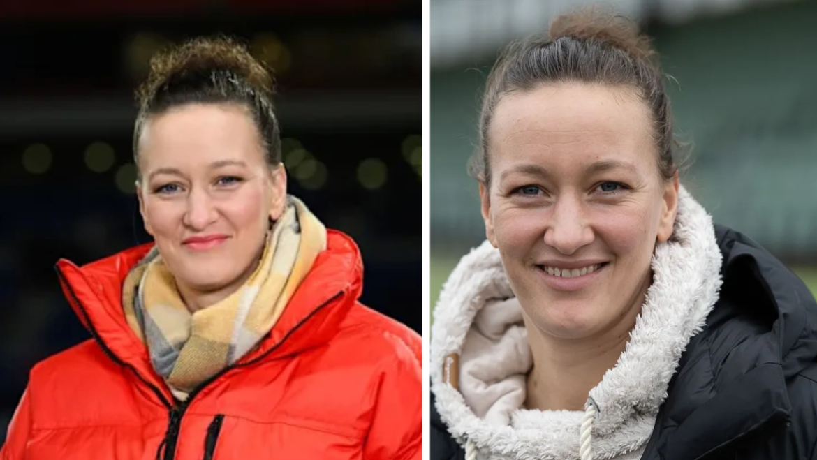 Almuth Schult im Tor während eines Spiels – Einblick in ihr Leben mit Almuth Schult Ehemann im Hintergrund ihrer Karriere