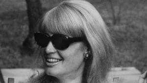 Historisches Bild von Silke Höllerich im Umfeld der Schlagerzeit