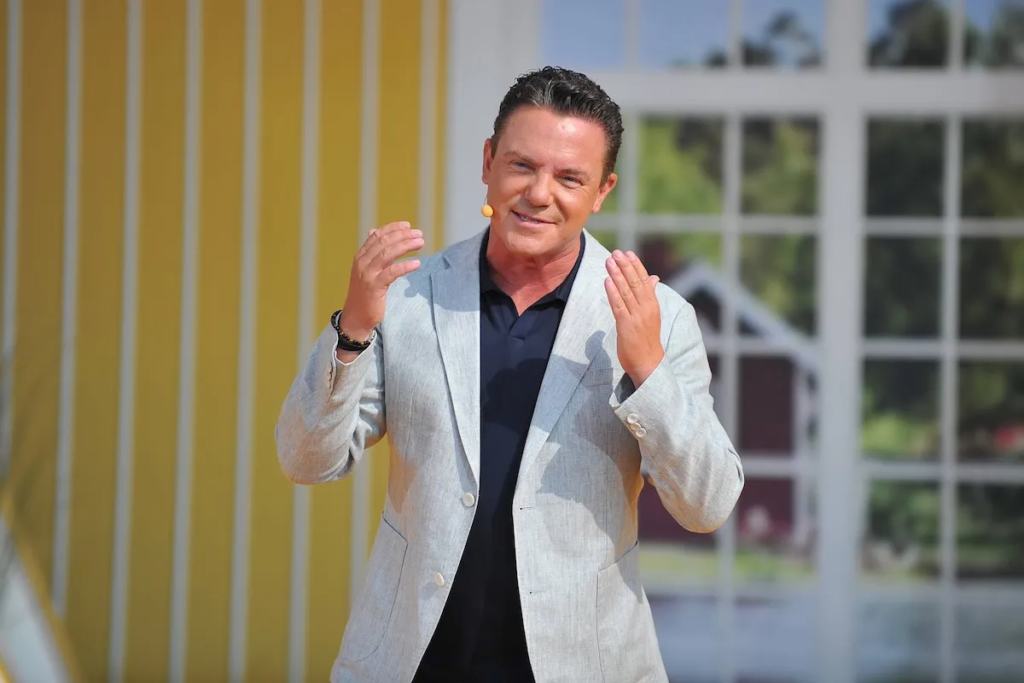 Stefan Mross Freundin gemeinsam mit ihm bei einer TV-Show