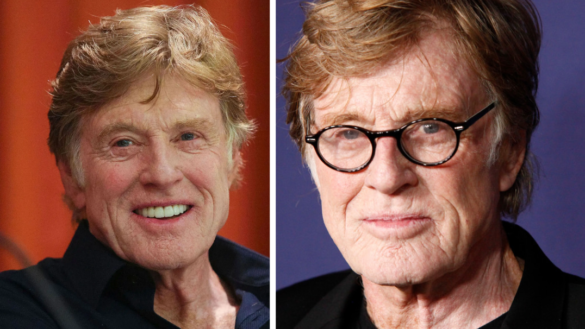 Scott Anthony Redford als Babyfoto und Sohn von Robert Redford