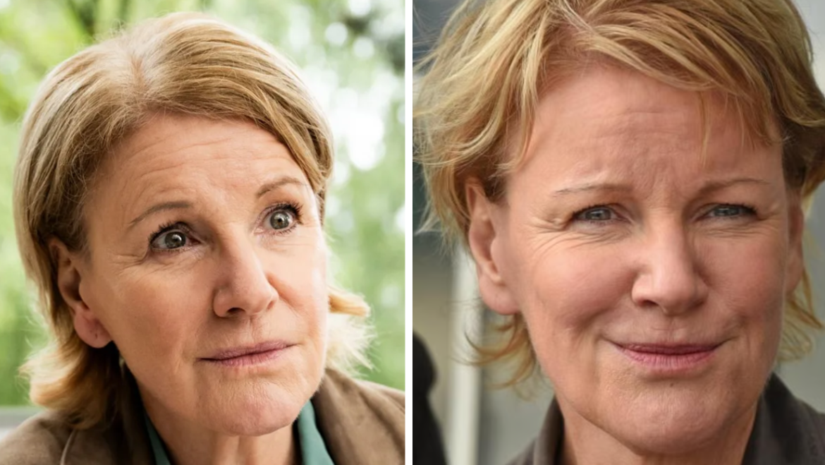 Mariele Millowitsch bei einem öffentlichen Auftritt in Deutschland