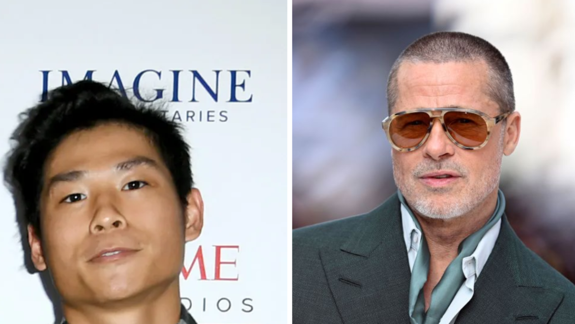 Pax Thien Jolie-Pitt mit seinen Eltern Angelina Jolie und Brad Pitt bei einem öffentlichen Auftritt in Hollywood