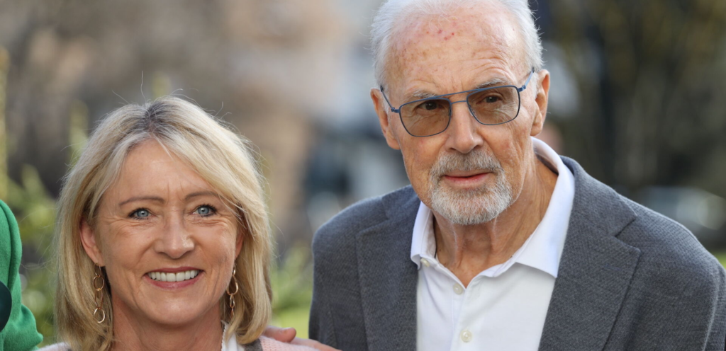 Franz Beckenbauer Ehepartnerin Heidi Beckenbauer gemeinsam bei Event