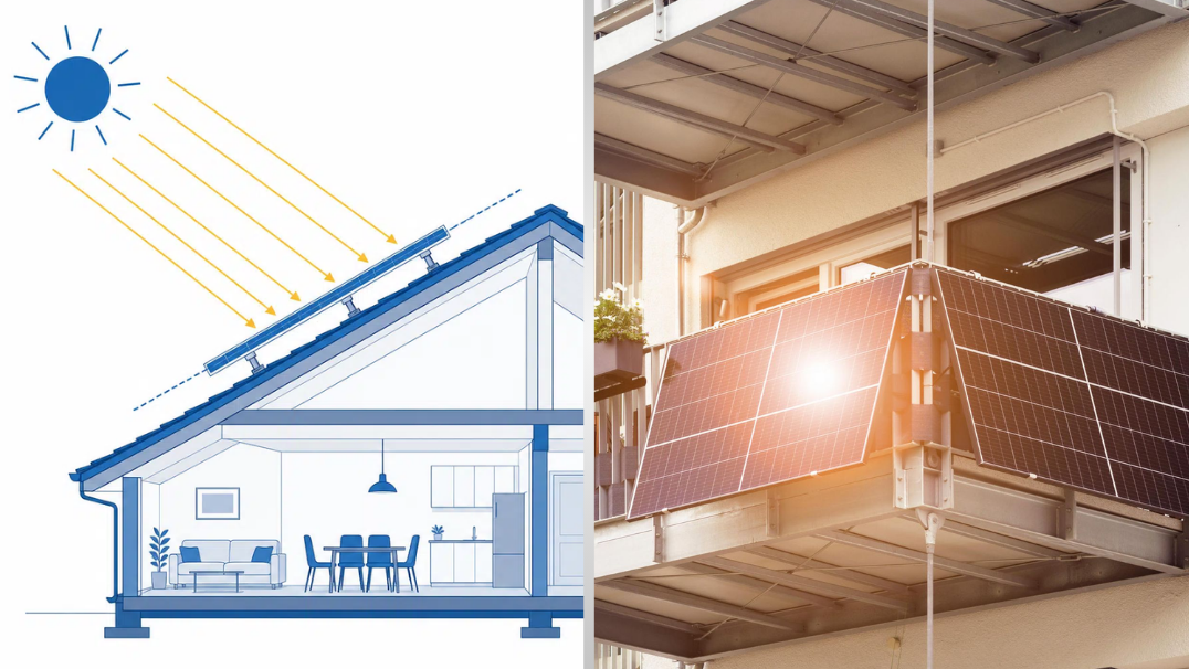 Vergleich verschiedener Neigungswinkel von Solarmodulen im Tagesverlauf